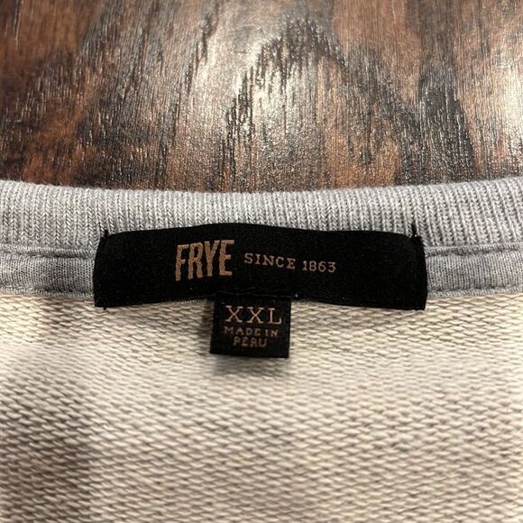 Frye College University Heather Grey Pullover Sweatshirt size XXL GUC - Picture 3 of 7